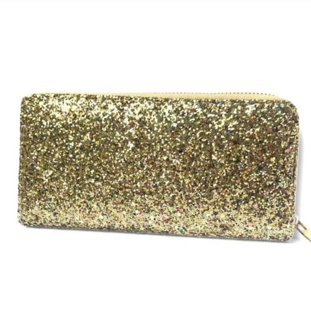 Beautiful Gold Sparkly Glitter Wallet - Picture 6 of 12